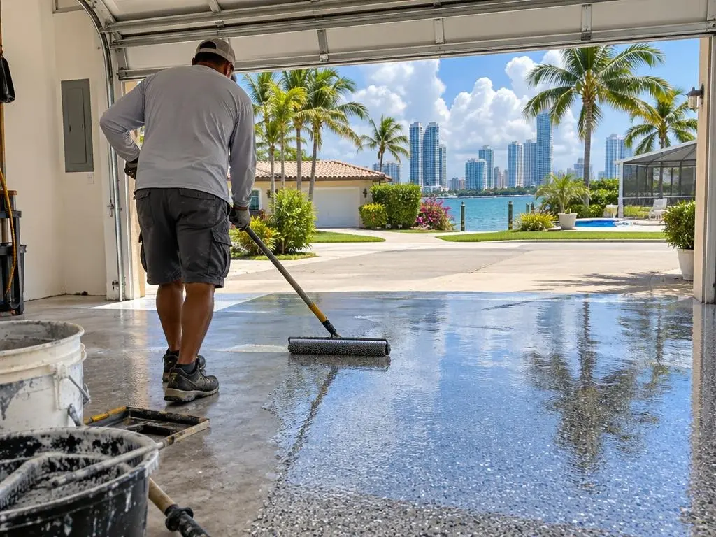 Epoxy Garage Flooring in Miami, FL